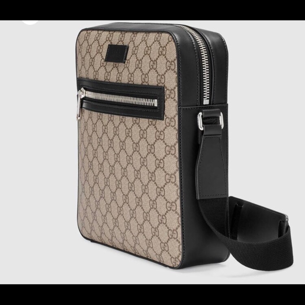 GG supreme flat messenger bag